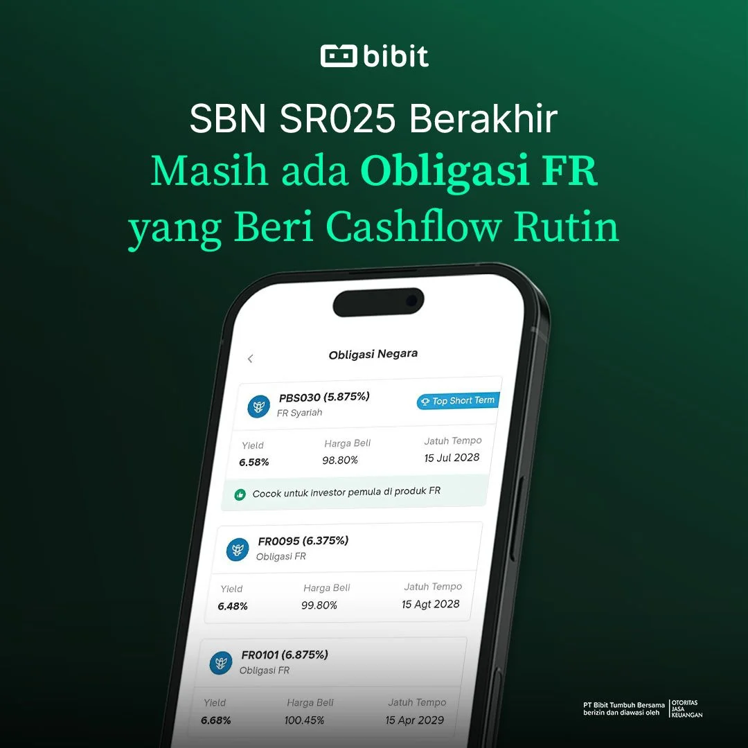 SBN SR025 Berakhir, Masih Ada Obligasi FR dengan Kepastian Return